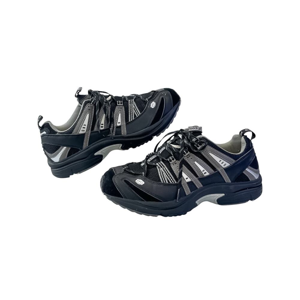 Dr. Comfort Performance Black/Gray Therapeutic Walking Shoes Women's Size 10W